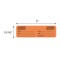 Nevs Day Change IV Tubing Label -Change Monday 7/8" x 3" Flr Orange w/Black NTUBE-M - alternate 2